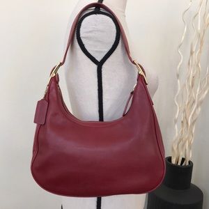 Coach vintage red hobo